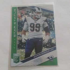 2019 Panini Aaron Donald elite rookie card star stats